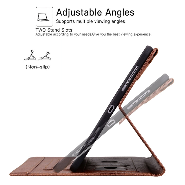 For Honor Pad X9 / X8 Pro Cat Buckle Leather Tablet Case(Brown) - Honor by PMC TechLife | Online Shopping South Africa | PMC TechLife | Buy Now Pay Later Mobicred