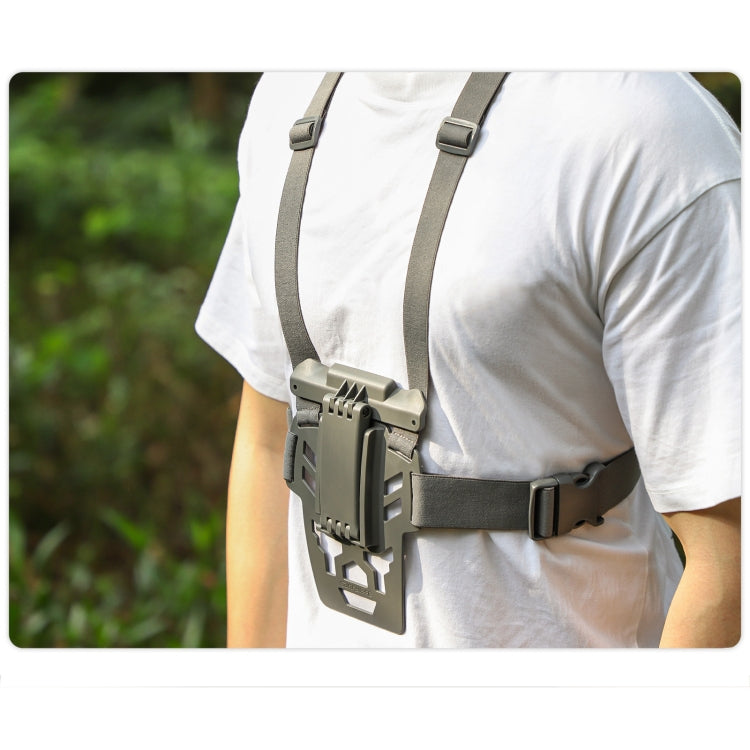 For DJI RC 2 / 1 Sunnylife Remote Control Waist Support Bracket Chest Strap(Grey) - Holder Series by Sunnylife | Online Shopping South Africa | PMC TechLife | Buy Now Pay Later Mobicred