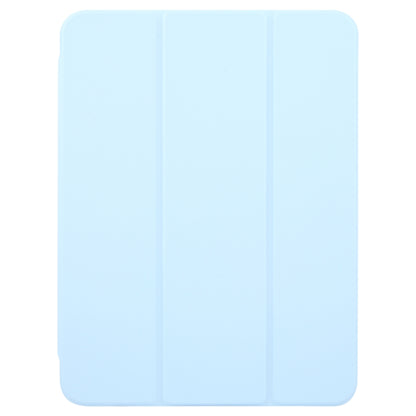 For iPad Air 11 2024 / Air 5 / Air 4 GEBEI Acrylic TPU 3-folding Rotating Smart Tablet Leather Case withh Pen Slot(Sky Blue) - iPad Air 11 2024 Cases by GEBEI | Online Shopping South Africa | PMC Jewellery | Buy Now Pay Later Mobicred