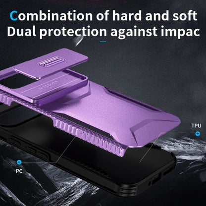 For Google Pixel 9 Pro XL Sliding Camshield Phone Case(Purple) - Google Cases by PMC Jewellery | Online Shopping South Africa | PMC Jewellery | Buy Now Pay Later Mobicred