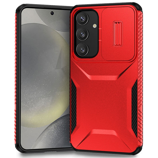 For Samsung Galaxy S25 5G / S24 5G Sliding Camshield Phone Case(Red) - Galaxy S24 5G Cases by PMC Jewellery | Online Shopping South Africa | PMC Jewellery | Buy Now Pay Later Mobicred