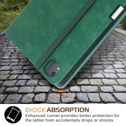 For iPad Air 11 2024 / Pro 11 2022 Front Stand Smart TPU Leather Tablet Case(Green) - iPad Air 11 2024 Cases by PMC Jewellery | Online Shopping South Africa | PMC Jewellery | Buy Now Pay Later Mobicred