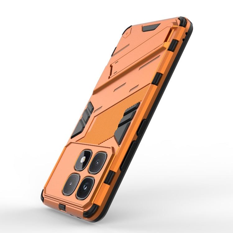 For Redmi K70 Ultra Global Punk Armor 2 in 1 PC + TPU Phone Case with Holder(Orange) - Xiaomi Cases by PMC Jewellery | Online Shopping South Africa | PMC Jewellery | Buy Now Pay Later Mobicred