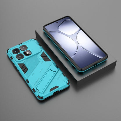 For Redmi K70 Ultra Global Punk Armor 2 in 1 PC + TPU Phone Case with Holder(Blue) - Xiaomi Cases by PMC Jewellery | Online Shopping South Africa | PMC Jewellery | Buy Now Pay Later Mobicred