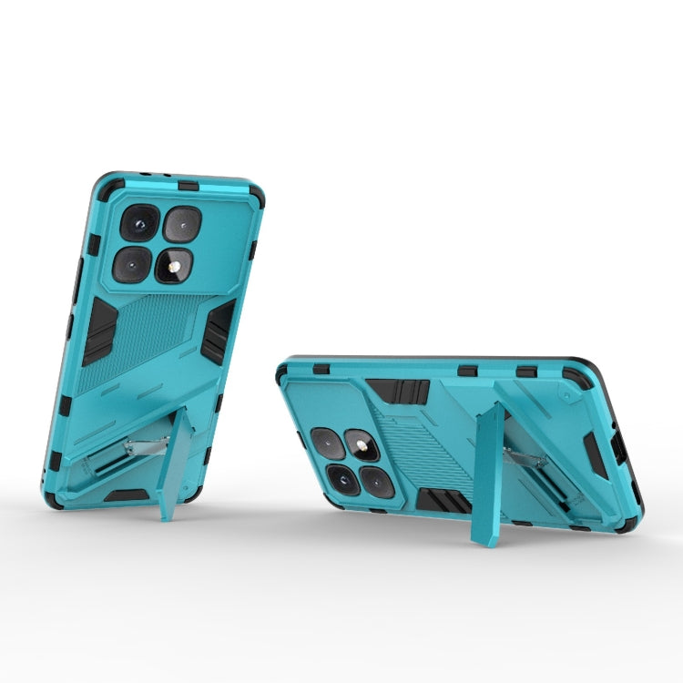 For Redmi K70 Ultra Global Punk Armor 2 in 1 PC + TPU Phone Case with Holder(Blue) - Xiaomi Cases by PMC Jewellery | Online Shopping South Africa | PMC Jewellery | Buy Now Pay Later Mobicred