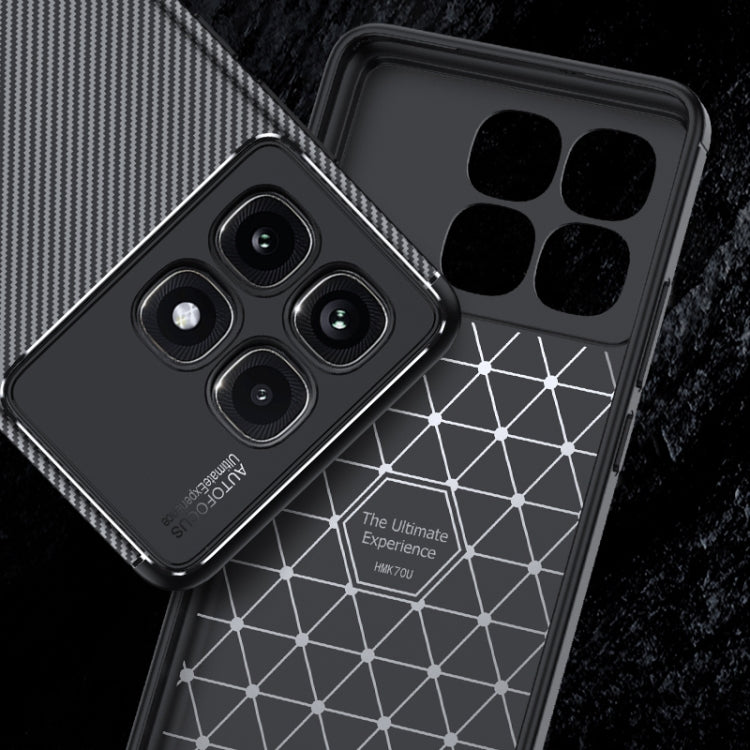 For Redmi K70 Ultra Carbon Fiber Texture Shockproof TPU Phone Case(Black) - Xiaomi Cases by PMC Jewellery | Online Shopping South Africa | PMC Jewellery | Buy Now Pay Later Mobicred