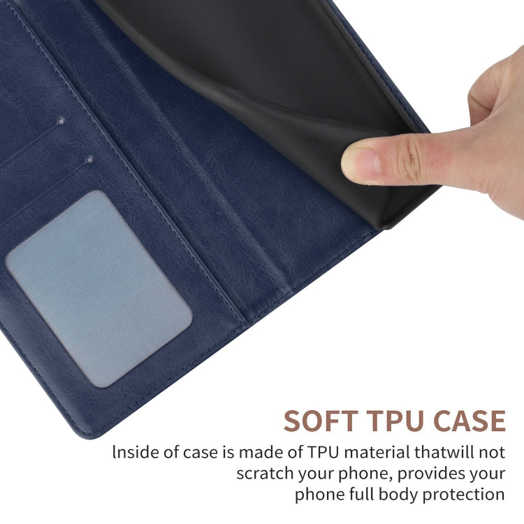 For Samsung Galaxy S25 Ultra 5G Y-shaped Pattern Flip Leather Phone Case(Blue) - Galaxy S25 Ultra 5G Cases by PMC TechLife | Online Shopping South Africa | PMC TechLife | Buy Now Pay Later Mobicred