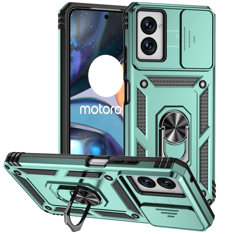 For Motorola Moto G Power 5G 2024 Sliding Camshield Holder Phone Case(Green) - Motorola Cases by PMC Jewellery | Online Shopping South Africa | PMC Jewellery | Buy Now Pay Later Mobicred