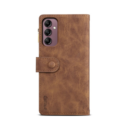 For Samsung Galaxy S24 FE 5G ESEBLE Retro Frosted RFID Flip Leather Phone Case(Brown) - Galaxy S24 FE 5G Cases by ESEBLE | Online Shopping South Africa | PMC Jewellery | Buy Now Pay Later Mobicred