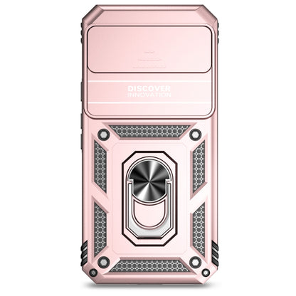 For Google Pixel 9 Pro Sliding Camshield Holder Phone Case(Rose Gold) - Google Cases by PMC Jewellery | Online Shopping South Africa | PMC Jewellery | Buy Now Pay Later Mobicred