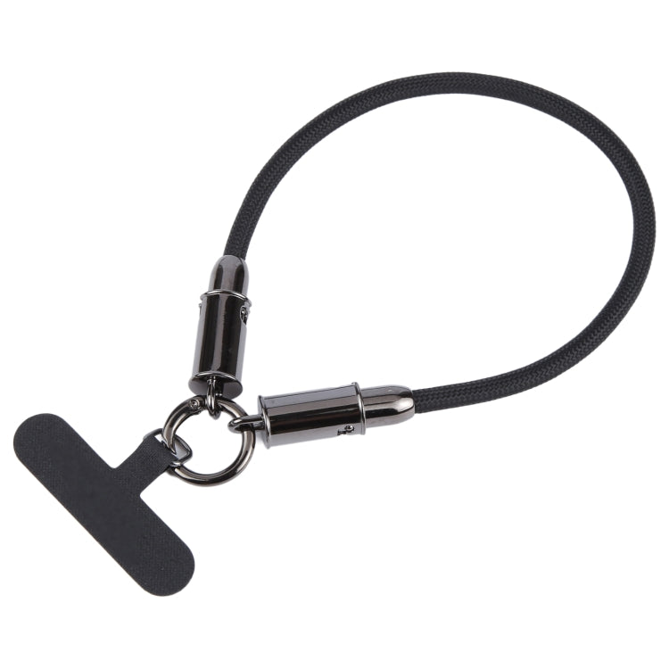 USB-C / Type-C to 8 Pin Data Cable Phone Anti-lost Short Lanyard, Length: 30cm(Black Braid) - 2 in 1 Cable by PMC Jewellery | Online Shopping South Africa | PMC Jewellery | Buy Now Pay Later Mobicred