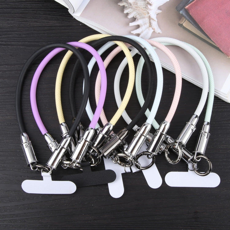 USB-C / Type-C to Type-C Data Cable Phone Anti-lost Short Lanyard, Length: 30cm(Green Braid) - USB-C & Type-C Cable by PMc TechLife | Online Shopping South Africa | PMc TechLife | Buy Now Pay Later Mobicred