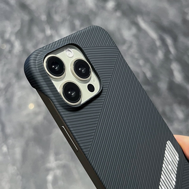 For iPhone 13 Pro Carbon Fiber Frameless Cooling Phone Case(Silver) - iPhone 13 Pro Cases by PMC Jewellery | Online Shopping South Africa | PMC Jewellery | Buy Now Pay Later Mobicred