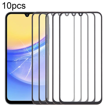 For Samsung Galaxy A15 5G SM-A156B 10pcs Front Screen Outer Glass Lens with OCA Optically Clear Adhesive - Outer Glass Lens by PMC Jewellery | Online Shopping South Africa | PMC Jewellery | Buy Now Pay Later Mobicred