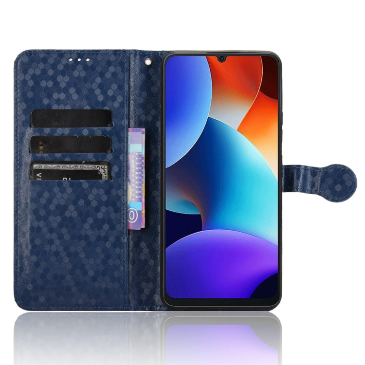 For Blackview Oscal Modern 8 / Color 8 Honeycomb Dot Texture Leather Phone Case(Blue) - More Brand by PMC TechLife | Online Shopping South Africa | PMC TechLife | Buy Now Pay Later Mobicred