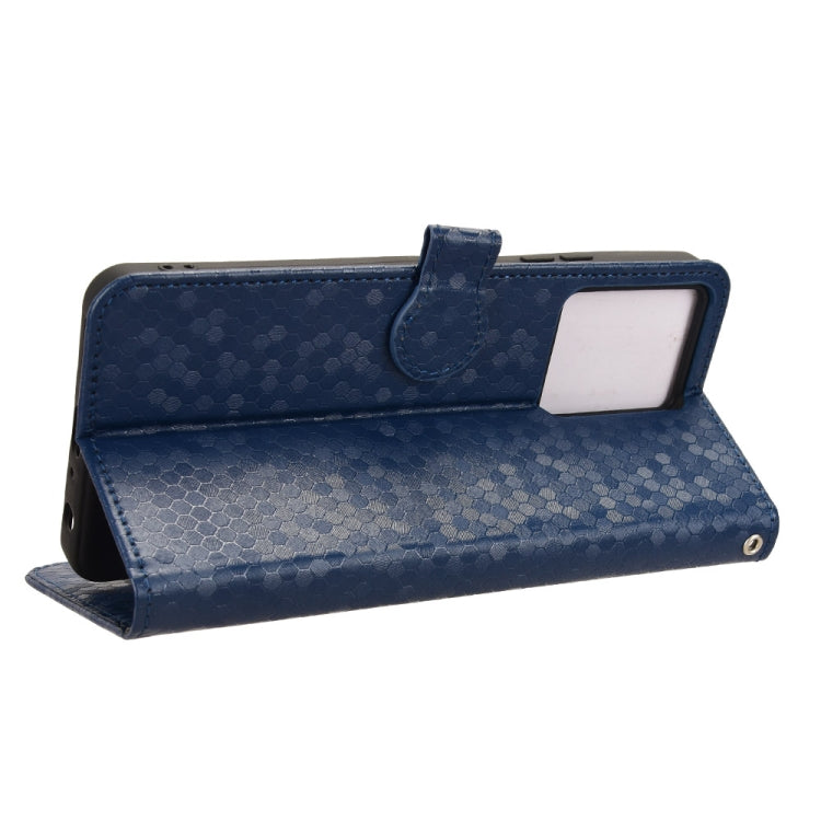 For Blackview Oscal Modern 8 / Color 8 Honeycomb Dot Texture Leather Phone Case(Blue) - More Brand by PMC TechLife | Online Shopping South Africa | PMC TechLife | Buy Now Pay Later Mobicred