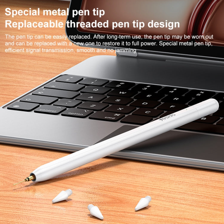 For iPad Yesido ST16 Anti-mistouch Capacitive Stylus(White) - Stylus Pen by Yesido | Online Shopping South Africa | PMC Jewellery | Buy Now Pay Later Mobicred