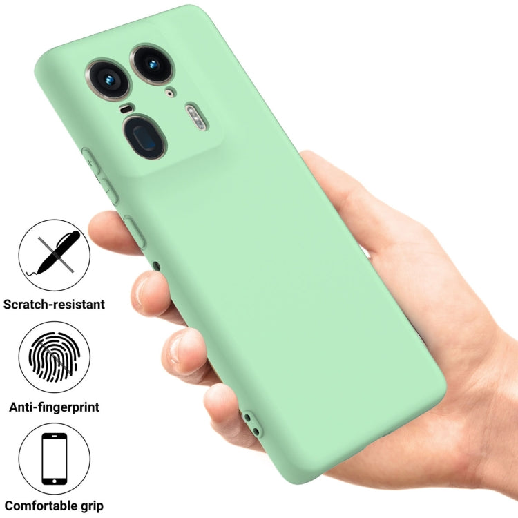 For Motorola Edge 50 Ultra Solid Color Liquid Silicone Dropproof Full Coverage Phone Case(Green) - free shipping - PMC TechLife - Order now!