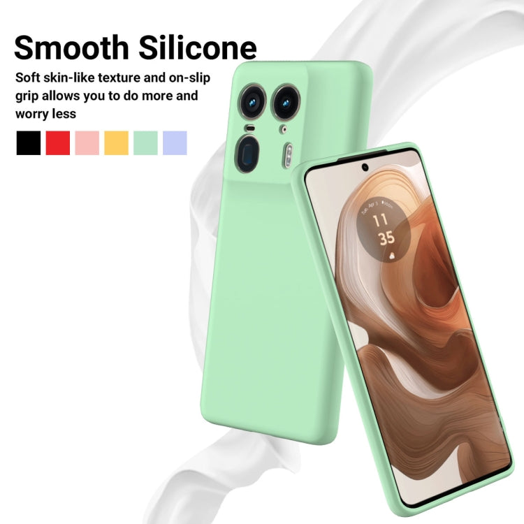 For Motorola Edge 50 Ultra Solid Color Liquid Silicone Dropproof Full Coverage Phone Case(Green) - free shipping - PMC TechLife - Order now!