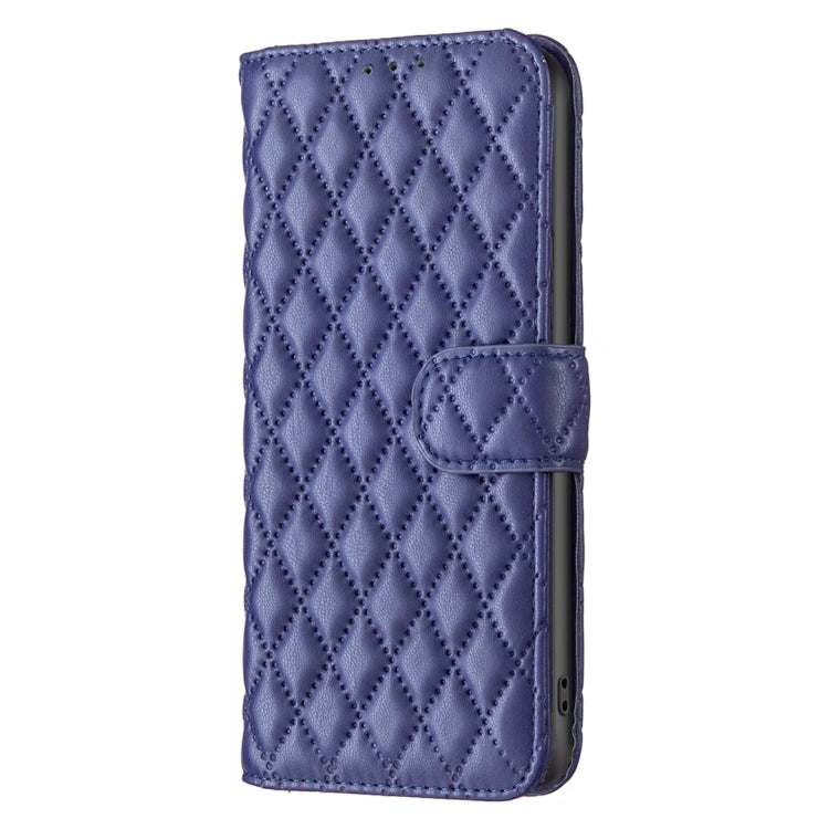 For Samsung Galaxy S25+ 5G Diamond Lattice Wallet Flip Leather Phone Case(Blue) - Galaxy S25+ 5G Cases by PMC Jewellery | Online Shopping South Africa | PMC Jewellery | Buy Now Pay Later Mobicred