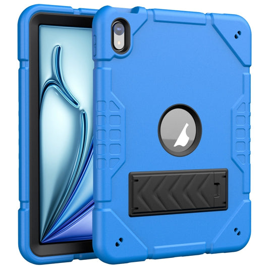 For iPad Air 11 2024 Armor Holder Silicone Hybrid PC Tablet Case(Blue) - iPad Air 11 2024 Cases by PMC Jewellery | Online Shopping South Africa | PMC Jewellery | Buy Now Pay Later Mobicred