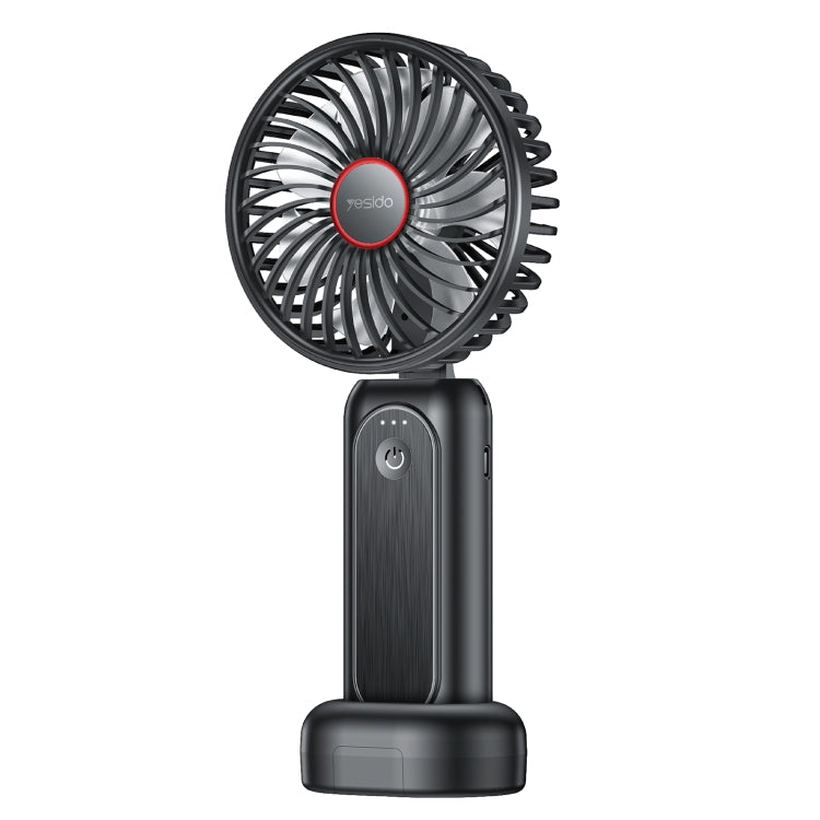 Yesido YF10 Foldable Silent Handheld USB Charging Fan(Black) - Electric Fans by Yesido | Online Shopping South Africa | PMC Jewellery | Buy Now Pay Later Mobicred