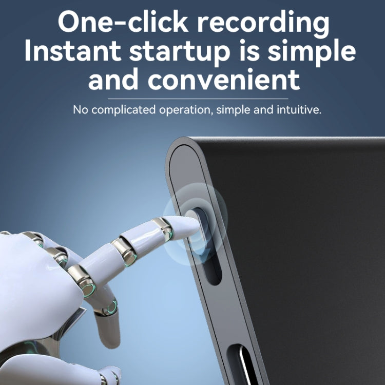 Q61A Portable Smart Voice Recorder Support APP Control, Memory:64GB(Black) - Recording Pen by PMC TechLife | Online Shopping South Africa | PMC TechLife | Buy Now Pay Later Mobicred