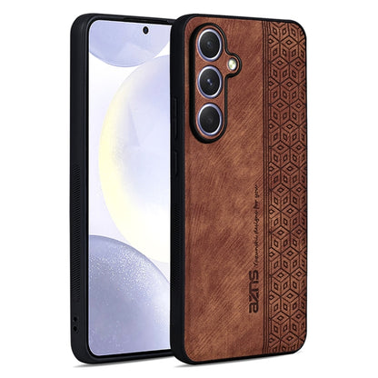 For Samsung Galaxy S25 5G AZNS 3D Embossed Skin Feel Phone Case(Brown) - Galaxy S25 5G Cases by AZNS | Online Shopping South Africa | PMC Jewellery | Buy Now Pay Later Mobicred