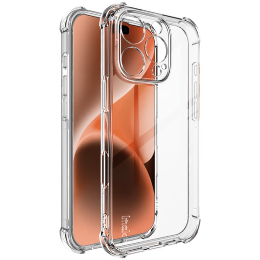 For iPhone 16 Pro imak Shockproof Airbag TPU Phone Case(Transparent) - iPhone 16 Pro Cases by imak | Online Shopping South Africa | PMC Jewellery | Buy Now Pay Later Mobicred