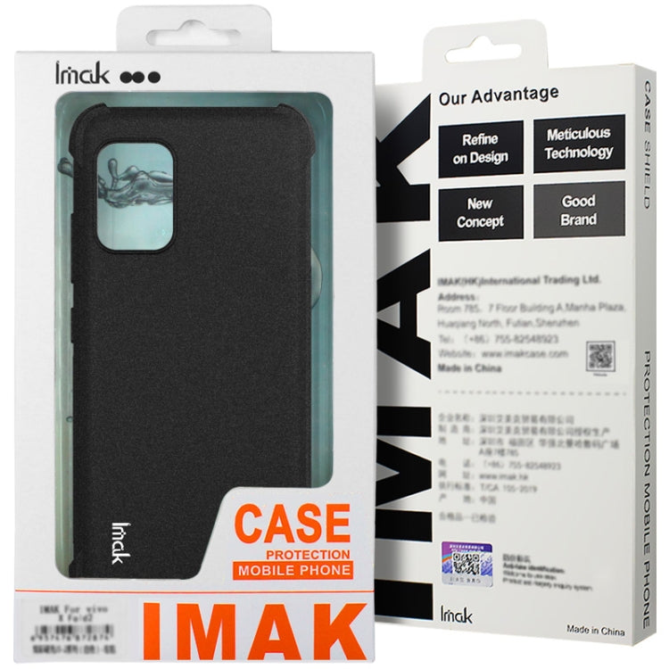 For iPhone 16 imak Shockproof Airbag TPU Phone Case(Transparent Black) - free shipping - PMC TechLife - Order now!
