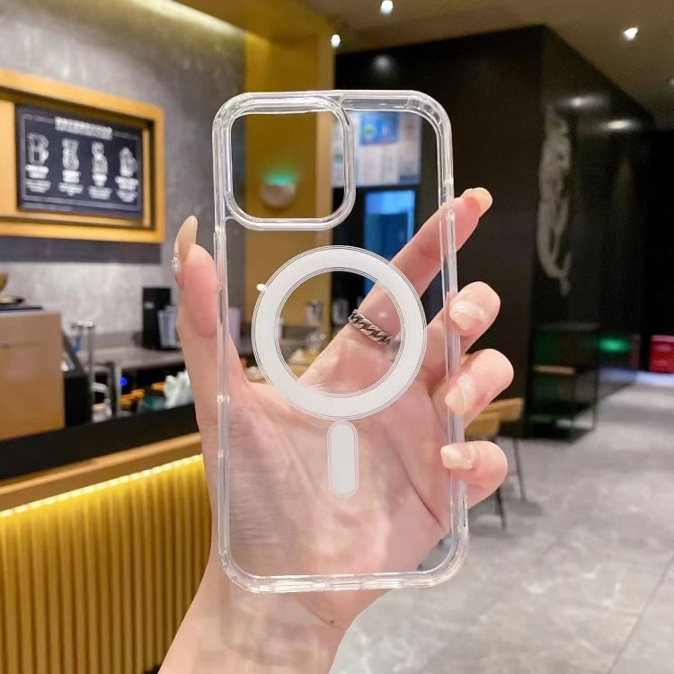 For iPhone 16 Pro Max Large Hole Camera MagSafe Magnetic Clear Acrylic TPU Case(Transparent) - iPhone 16 Pro Max Cases by PMC TechLife | Online Shopping South Africa | PMC TechLife | Buy Now Pay Later Mobicred