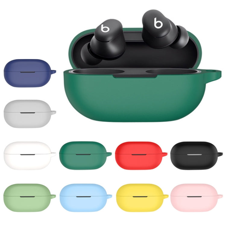 For Beats Solo Buds Wireless Earphones Silicone Protective Case(Dark Green) - Other Case by PMC Jewellery | Online Shopping South Africa | PMC Jewellery | Buy Now Pay Later Mobicred