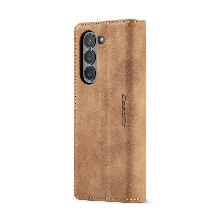 For Samsung Galaxy Z Fold6 5G CaseMe 013 Multifunctional Horizontal Flip Leather Phone Case(Brown) - Galaxy Z Fold6 5G Cases by CaseMe | Online Shopping South Africa | PMC Jewellery | Buy Now Pay Later Mobicred