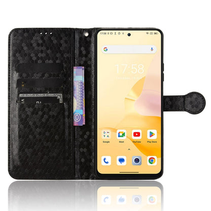 For Blackview Shark 8 Honeycomb Dot Texture Leather Phone Case(Black) - More Brand by PMC Jewellery | Online Shopping South Africa | PMC Jewellery | Buy Now Pay Later Mobicred