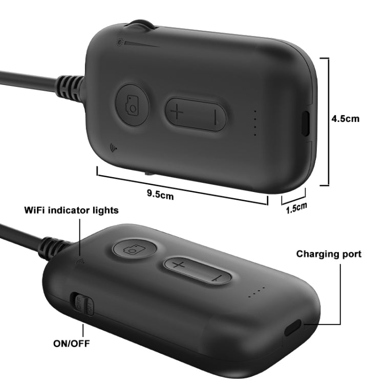 Y15 5.5mm Single Camera WiFi Connected Hard Cable HD Industrial Endoscope, Length:5m(Black) -  by PMC TechLife | Online Shopping South Africa | PMC TechLife | Buy Now Pay Later Mobicred