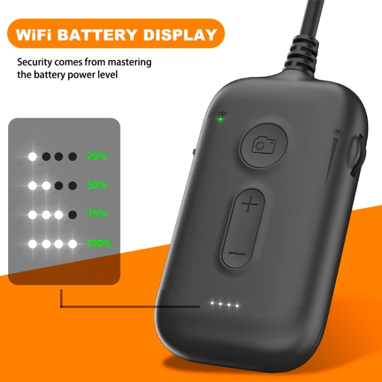Y15 3.9mm Single Camera WiFi Connected Hard Cable HD Industrial Endoscope, Length:2m(Black) -  by PMC TechLife | Online Shopping South Africa | PMC TechLife | Buy Now Pay Later Mobicred