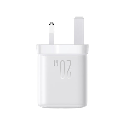 JOYROOM JR-TCF21 20W Dual Ports USB + Type-C Charger, Plug:UK Plug(White) - USB Charger by JOYROOM | Online Shopping South Africa | PMC Jewellery | Buy Now Pay Later Mobicred