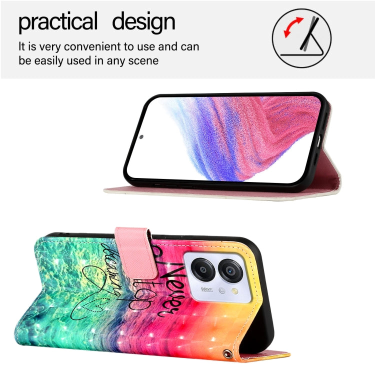 For Blackview Color 8 3D Painting Horizontal Flip Leather Phone Case(Chasing Dreams) - More Brand by PMC TechLife | Online Shopping South Africa | PMC TechLife | Buy Now Pay Later Mobicred