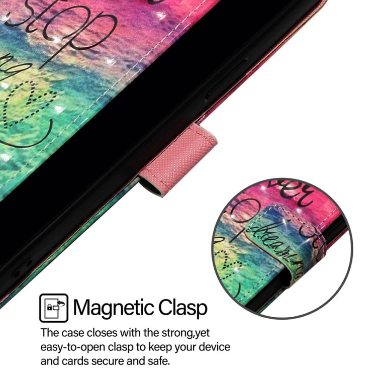 For Blackview Wave 6C 3D Painting Horizontal Flip Leather Phone Case(Chasing Dreams) - More Brand by PMC TechLife | Online Shopping South Africa | PMC TechLife | Buy Now Pay Later Mobicred