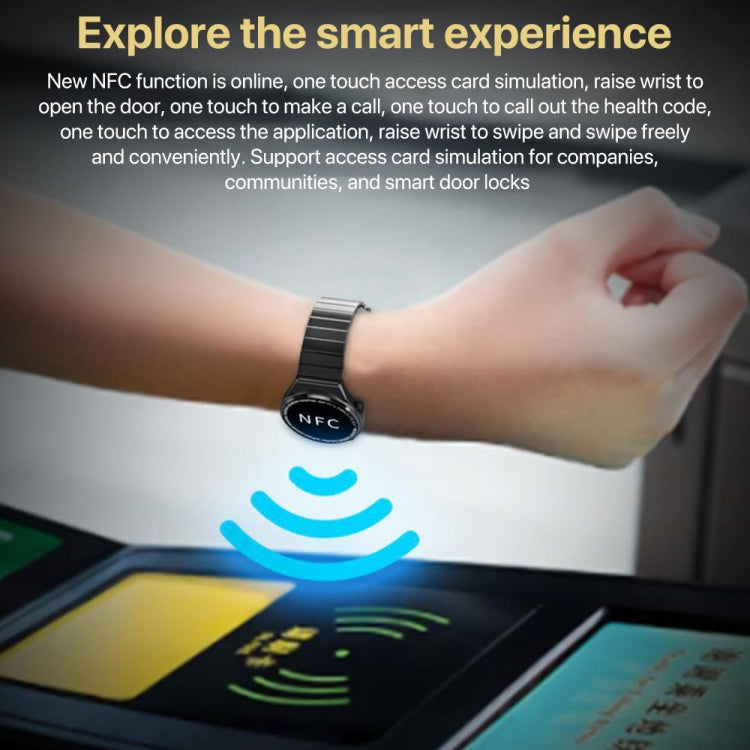1.3 inch Silicone Band IP68 Waterproof Smart Watch Support Bluetooth Call(Black) - Smart Watches by PMC TechLife | Online Shopping South Africa | PMC TechLife | Buy Now Pay Later Mobicred