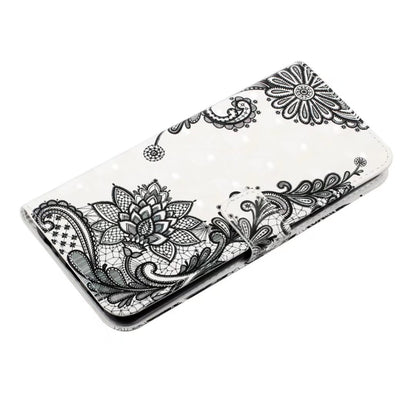 For Samsung Galaxy S25+ 5G Oil Embossed 3D Drawing Leather Phone Case(Lace Flower) - Galaxy S25+ 5G Cases by PMC Jewellery | Online Shopping South Africa | PMC Jewellery | Buy Now Pay Later Mobicred