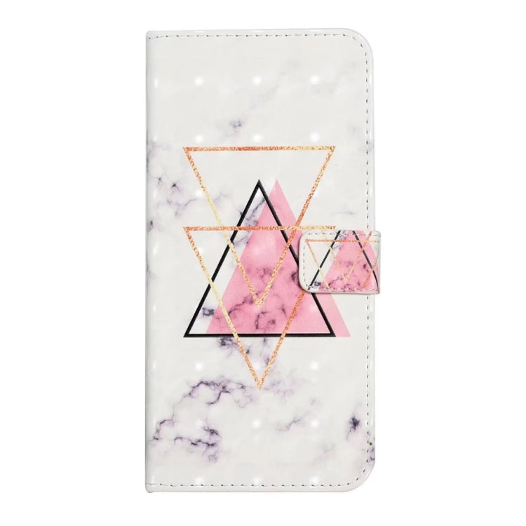For Samsung Galaxy S25+ 5G Oil Embossed 3D Drawing Leather Phone Case(Triangular Marble) - Galaxy S25+ 5G Cases by PMC TechLife | Online Shopping South Africa | PMC TechLife | Buy Now Pay Later Mobicred