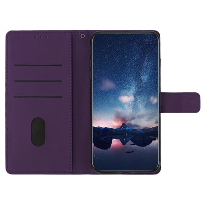 For Samsung Galaxy S25 Ultra 5G Diamond Embossed Skin Feel Leather Phone Case(Purple) - Galaxy S25 Ultra 5G Cases by PMC Jewellery | Online Shopping South Africa | PMC Jewellery | Buy Now Pay Later Mobicred