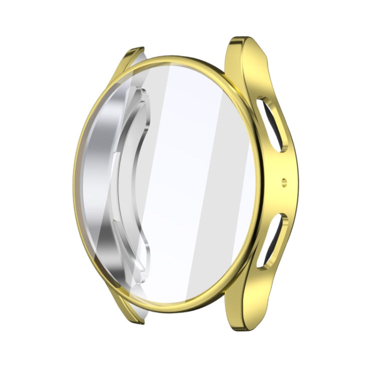 For Samsung Galaxy Watch FE 40mm Full Coverage Electroplated TPU Watch Protective Case(Gold) - Watch Cases by PMC TechLife | Online Shopping South Africa | PMC TechLife | Buy Now Pay Later Mobicred