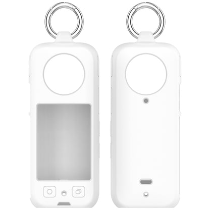 For Insta360 X3 Portable Silicone Protective Case(White) - Case & Bags by PMC Jewellery | Online Shopping South Africa | PMC Jewellery | Buy Now Pay Later Mobicred