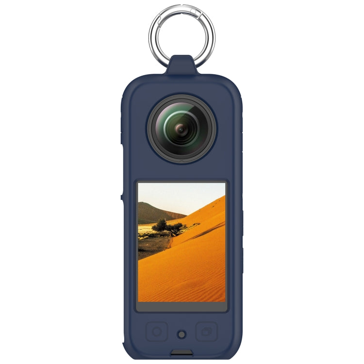 For Insta360 X3 Portable Silicone Protective Case(Midnight Blue) - Case & Bags by PMC TechLife | Online Shopping South Africa | PMC TechLife | Buy Now Pay Later Mobicred