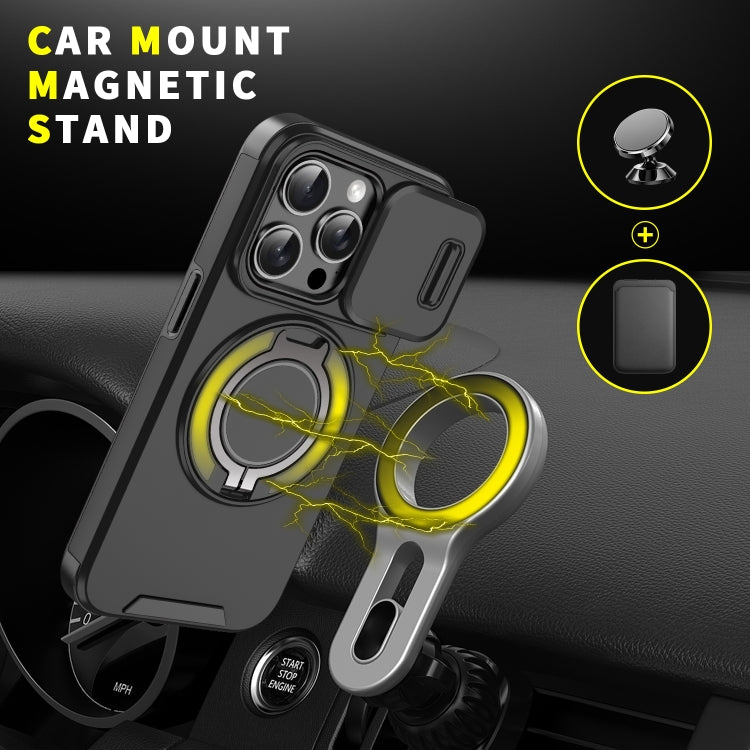 For iPhone 16 Plus Sliding Camshield Ring Holder Phone Case(Pink) - iPhone 16 Plus Cases by PMC TechLife | Online Shopping South Africa | PMC TechLife | Buy Now Pay Later Mobicred