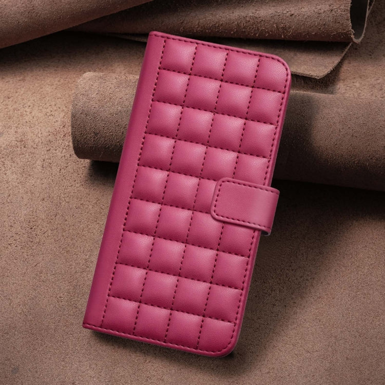 For Google Pixel 9 Pro Square Texture Leather Phone Case(Red) - Google Cases by PMC TechLife | Online Shopping South Africa | PMC TechLife | Buy Now Pay Later Mobicred