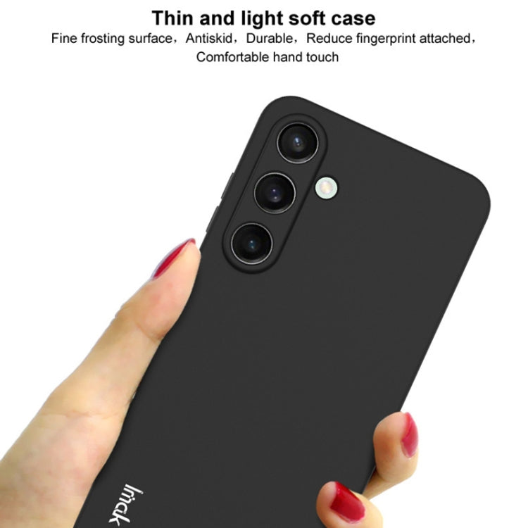 For Samsung Galaxy S24 FE 5G IMAK UC-3 Series Shockproof Frosted TPU Phone Case(Black) - Galaxy S24 FE 5G Cases by imak | Online Shopping South Africa | PMC Jewellery | Buy Now Pay Later Mobicred