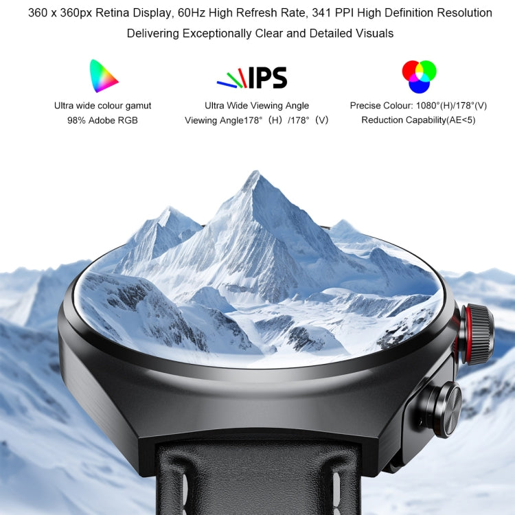 GT95 1.53 inch IPS Screen 2 in 1 Bluetooth Earphone Smart Watch(Black) - free shipping - PMC TechLife - Order now!
